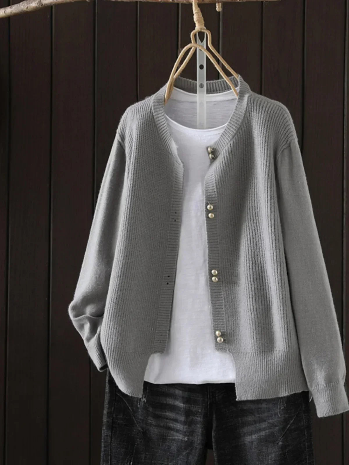 Camia | Cardigan mit Rundhalsausschnitt