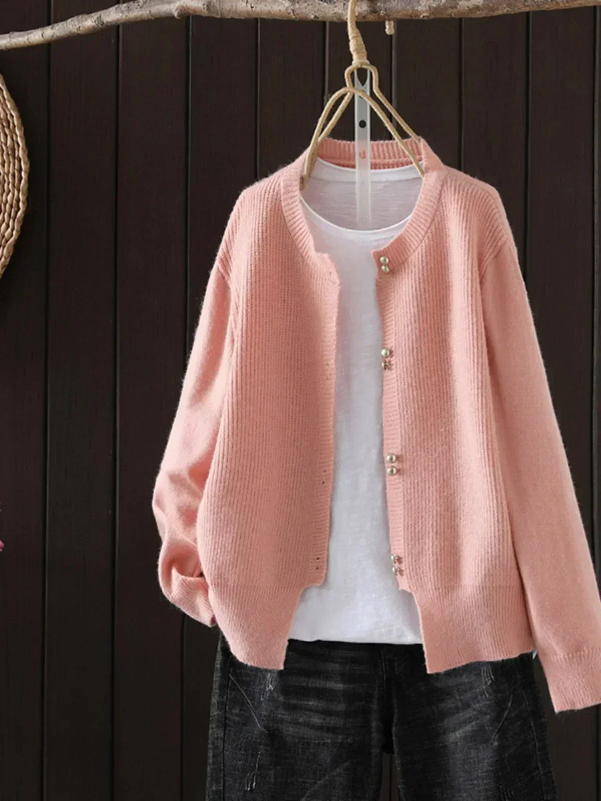 Camia | Cardigan mit Rundhalsausschnitt