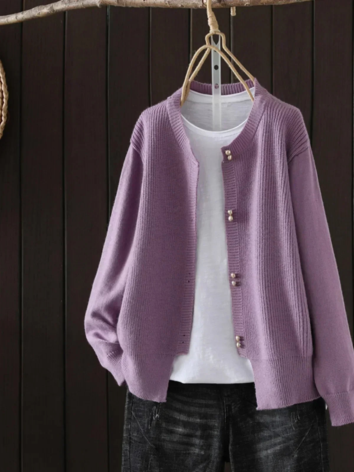 Camia | Cardigan mit Rundhalsausschnitt
