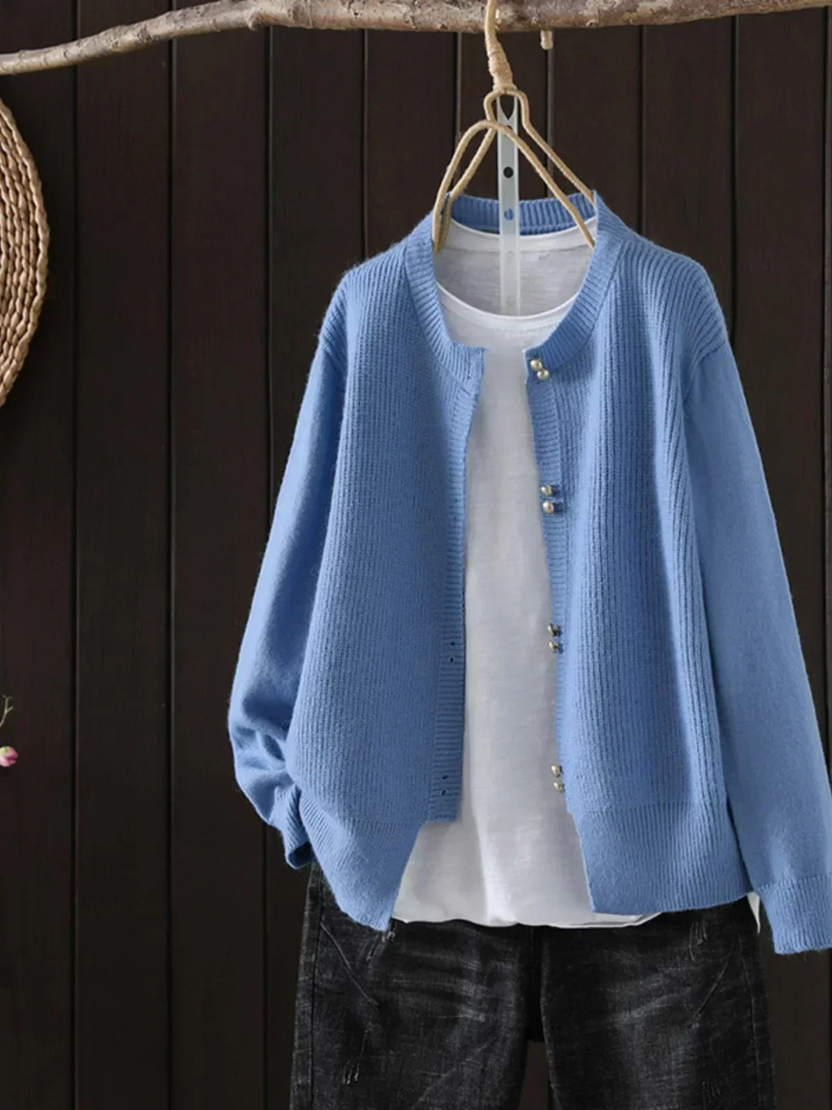 Camia | Cardigan mit Rundhalsausschnitt