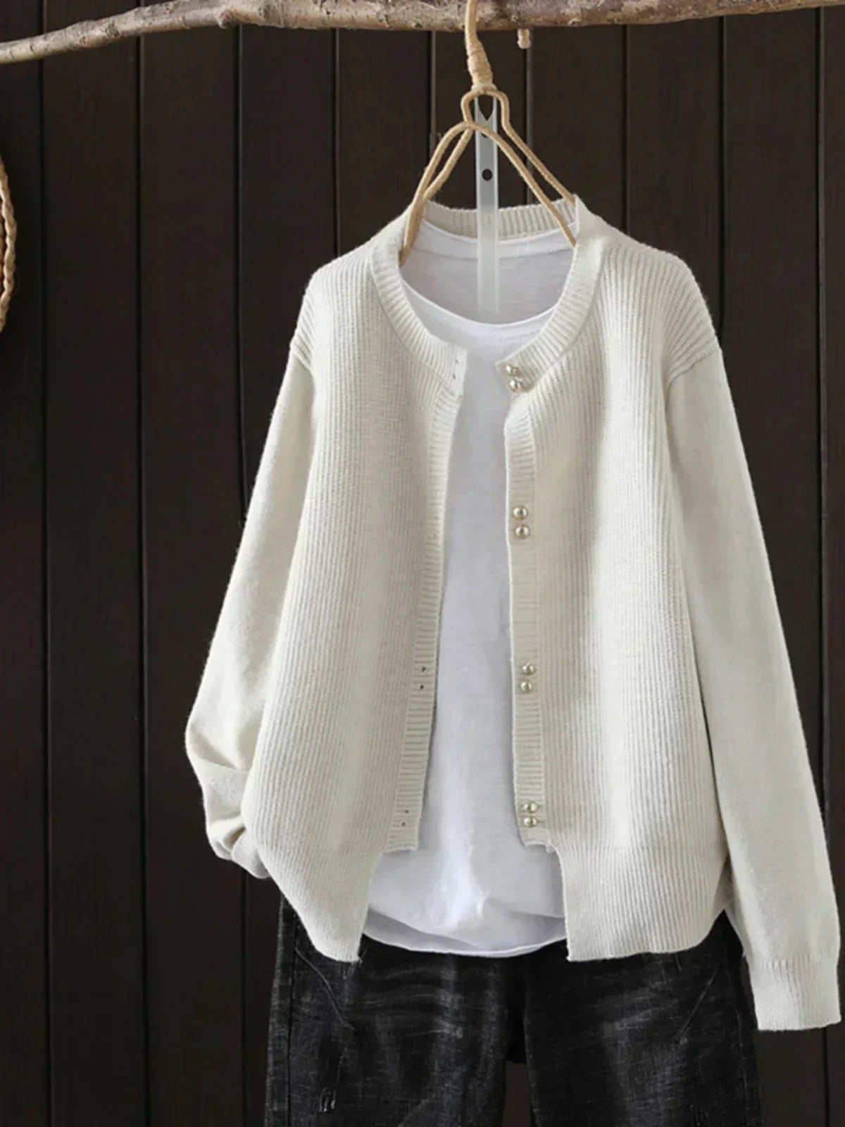Camia | Cardigan mit Rundhalsausschnitt