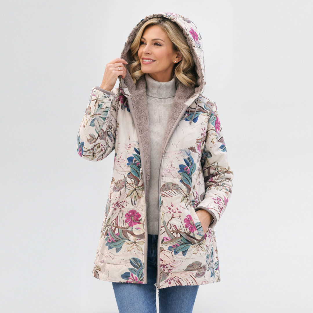 Brielle | Vintage-Blumenjacke